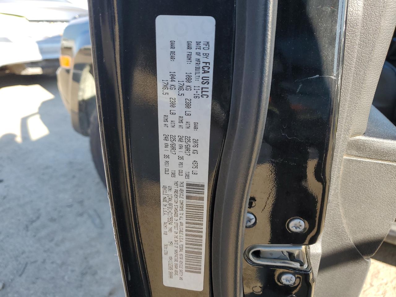 2017 Jeep Patriot Latitude Черный vin: 1C4NJRFB1HD175524