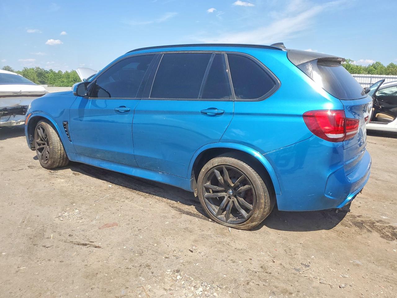 2015 Bmw X5 M Blue vin: 5YMKT6C56F0C89401