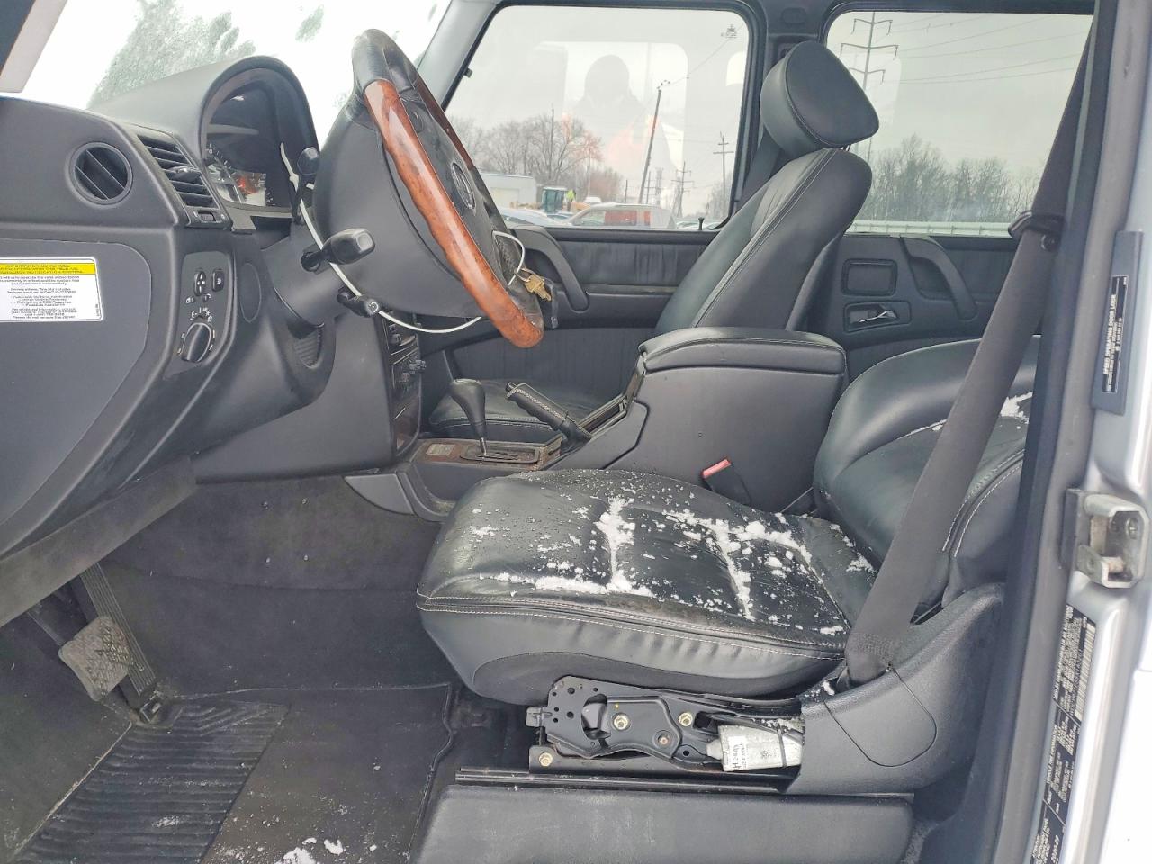 2005 Mercedes-benz G 55 Amg Silver vin: WDCYR71E55X163201