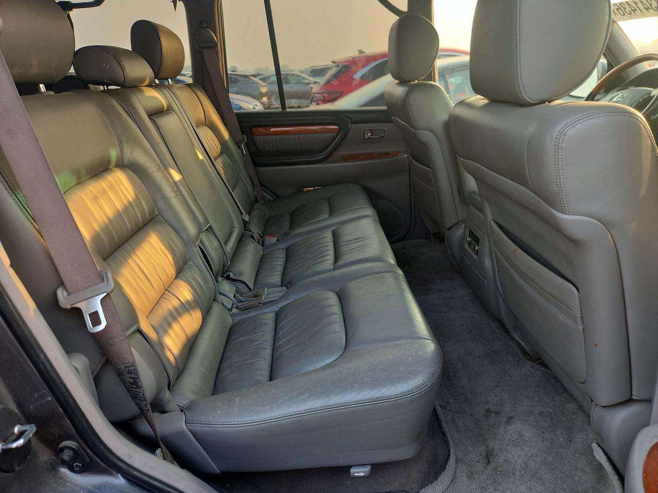 2005 Lexus Lx 470 Black vin: JTJHT00W853551391