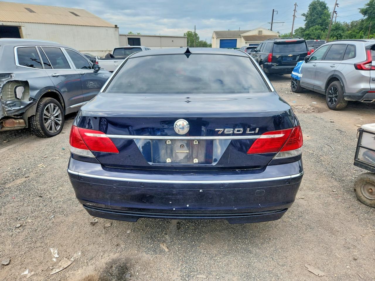 2006 Bmw 760 Li Blue vin: WBAHN03526DD98258