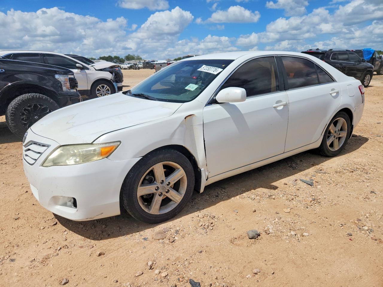 2010 Toyota Camry Le Белый vin: 4T1BF3EK7AU535657