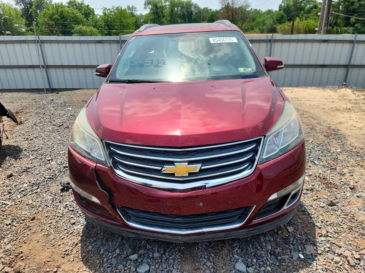 2015 Chevrolet Traverse Lt Maroon vin: 1GNKVHKD7FJ215247