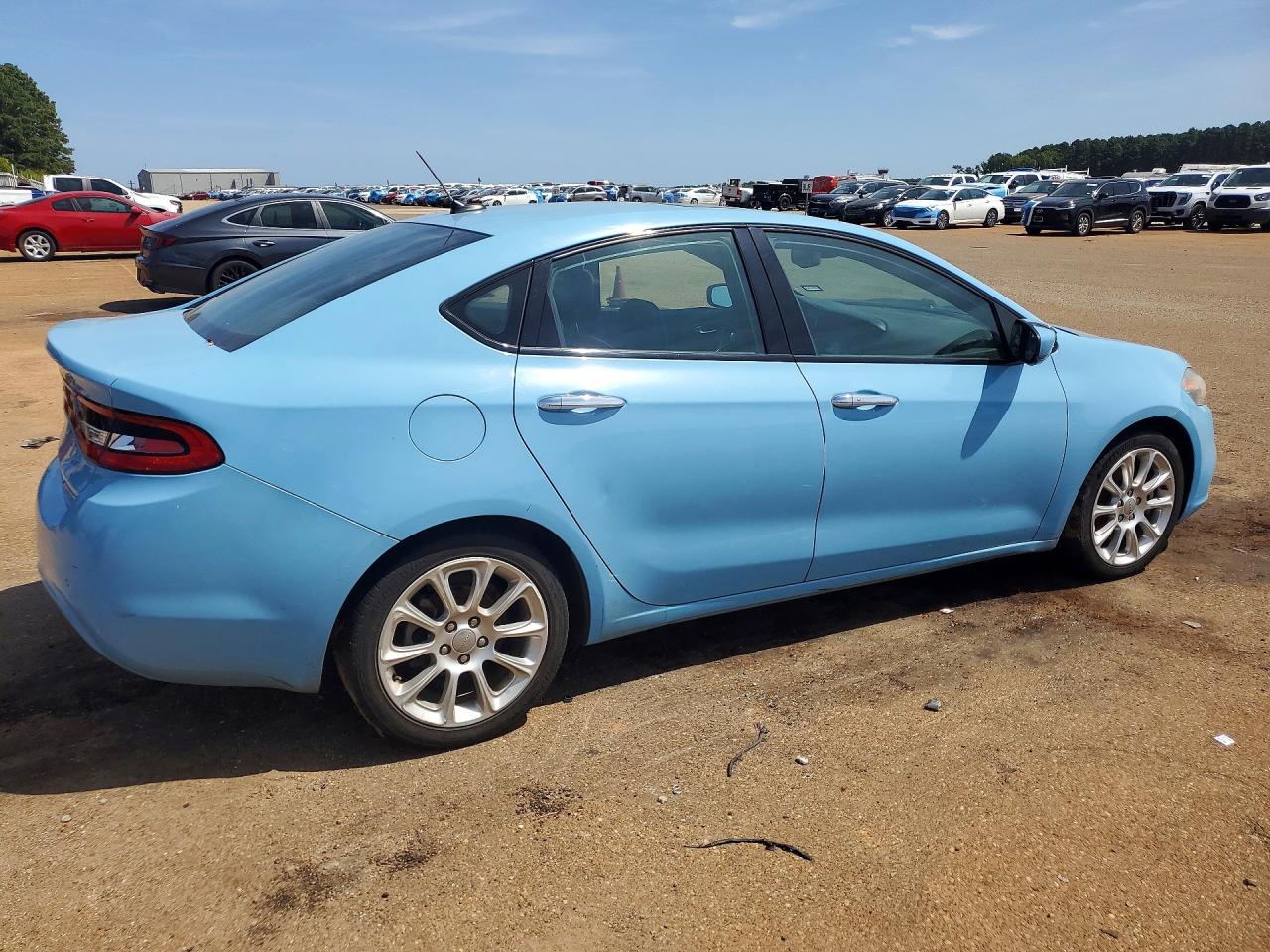 2013 Dodge Dart Limited Синий vin: 1C3CDFCA4DD293493
