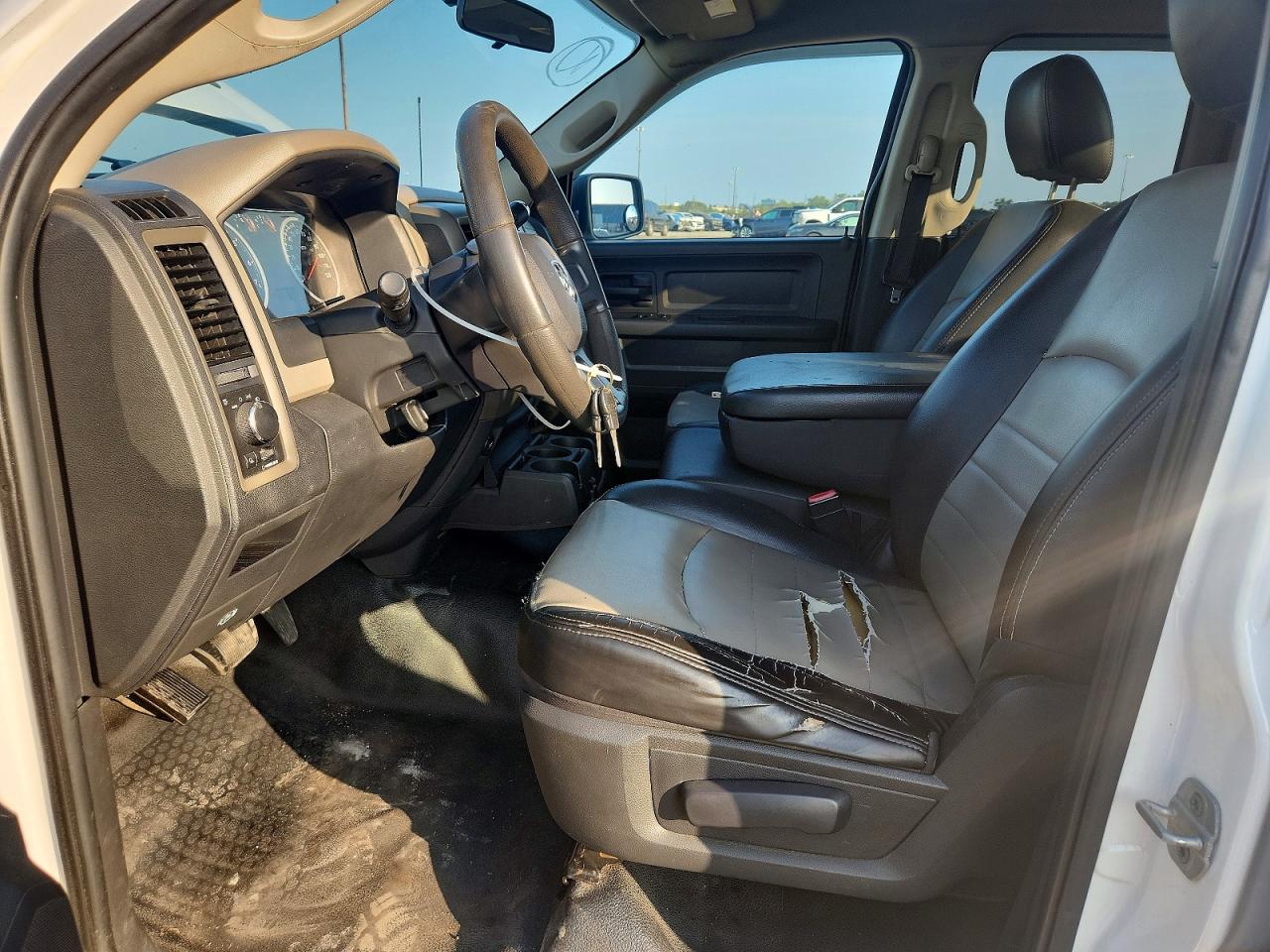 2011 Dodge Ram 1500 White vin: 1D7RV1GP6BS686236