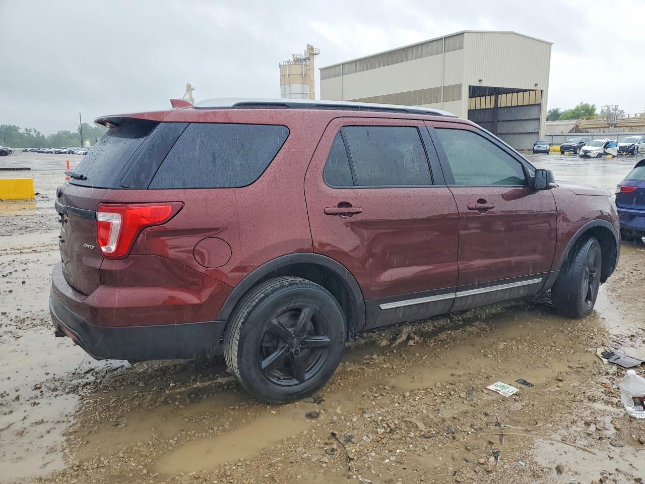 2016 Ford Explorer Xlt Maroon vin: 1FM5K8D84GGB35011