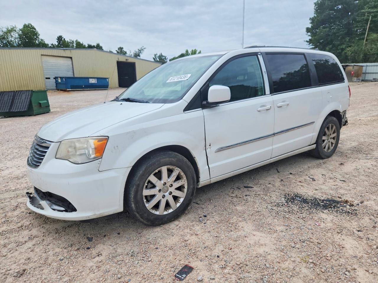 2015 Chrysler Town & Country Touring White vin: 2C4RC1BG8FR537695