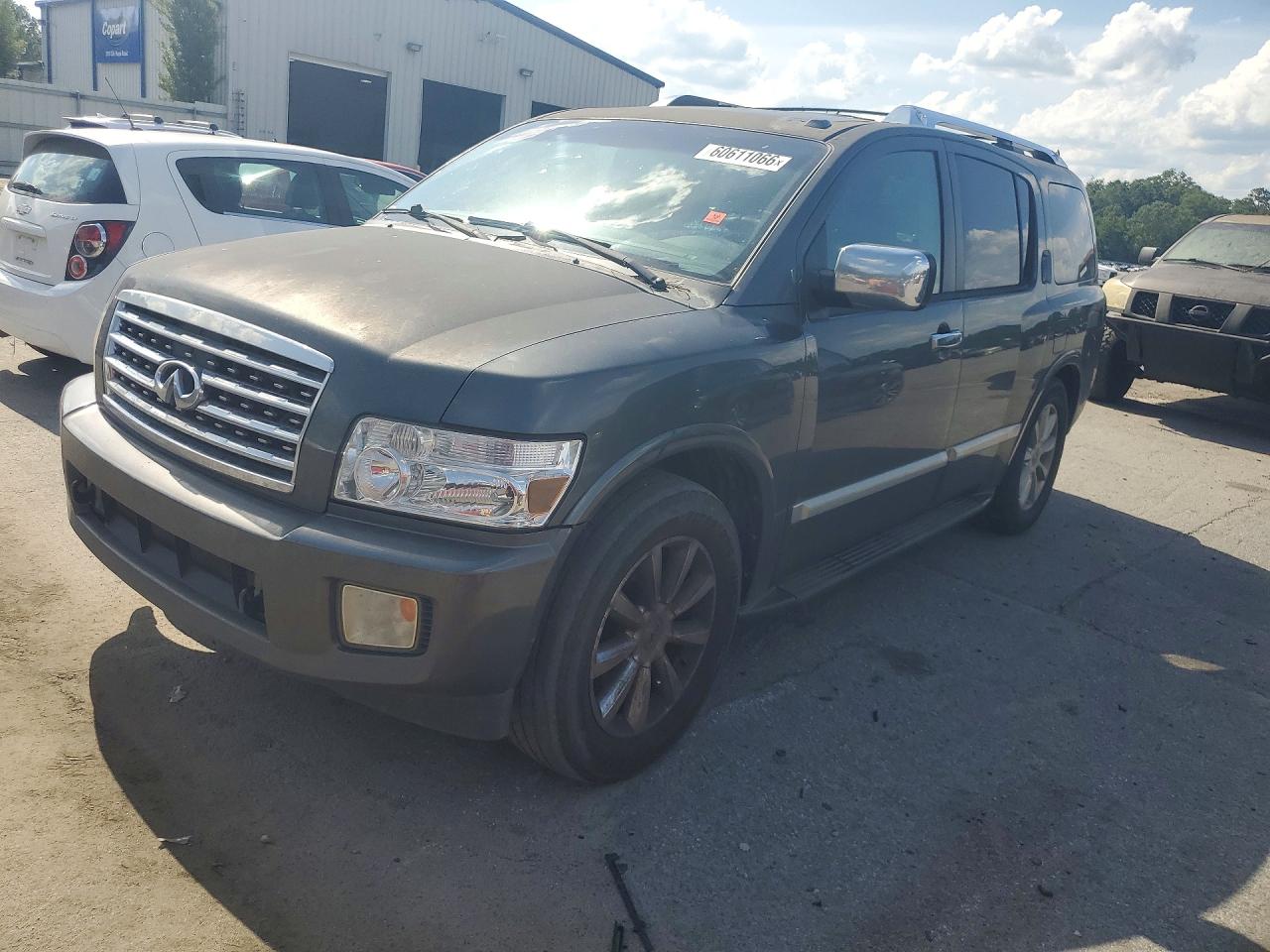 2010 Infiniti Qx56 Base Gray vin: 5N3ZA0NF7AN904310
