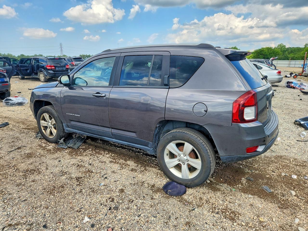 2015 Jeep Compass Sport Gray vin: 1C4NJCBB5FD302842