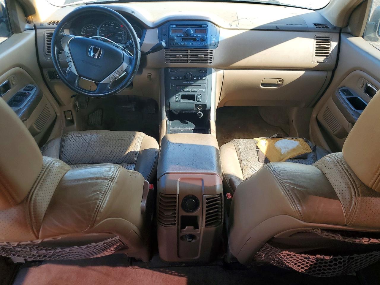 2005 Honda Pilot Exl Gold vin: 2HKYF18555H549050