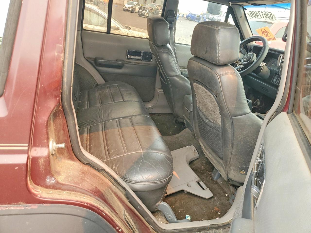 1988 Jeep Cherokee Limited Maroon vin: 1JCMT7895JT133632