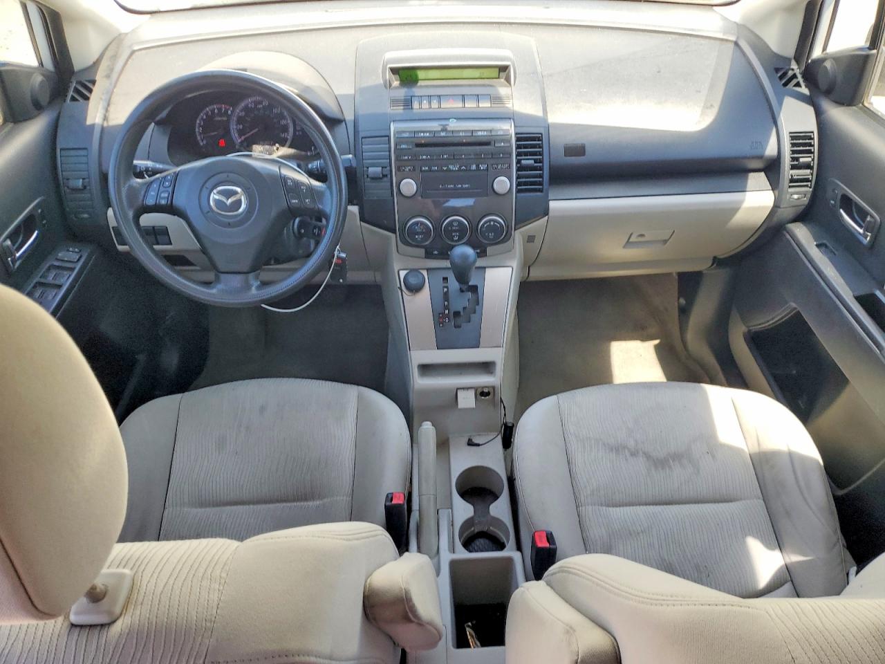 2009 Mazda 5 Sv White vin: JM1CR29L690347857