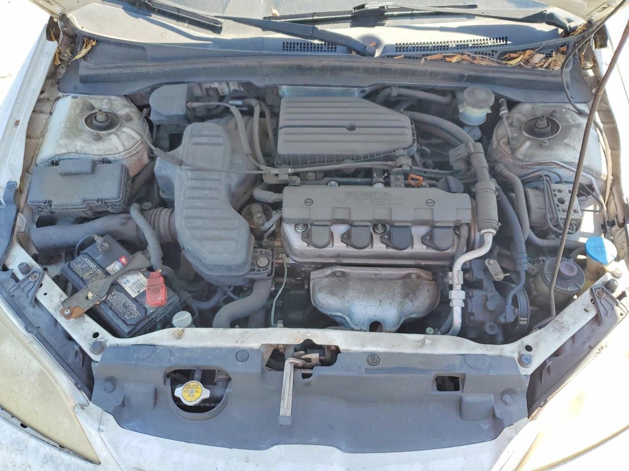 2005 Honda Civic Ex White vin: JHMES26795S000315