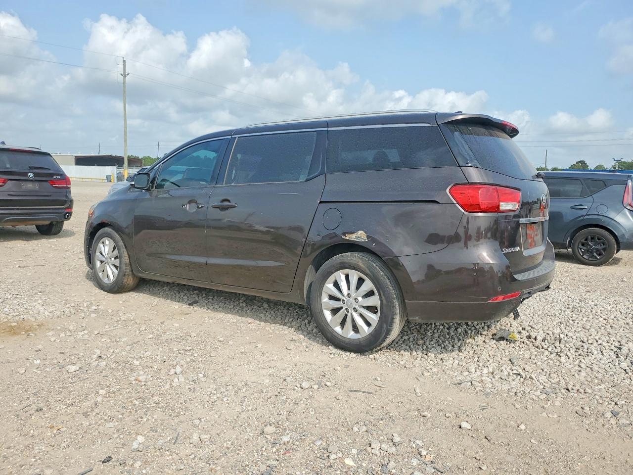 2015 Kia Sedona Ex Tan vin: KNDMC5C11F6023691