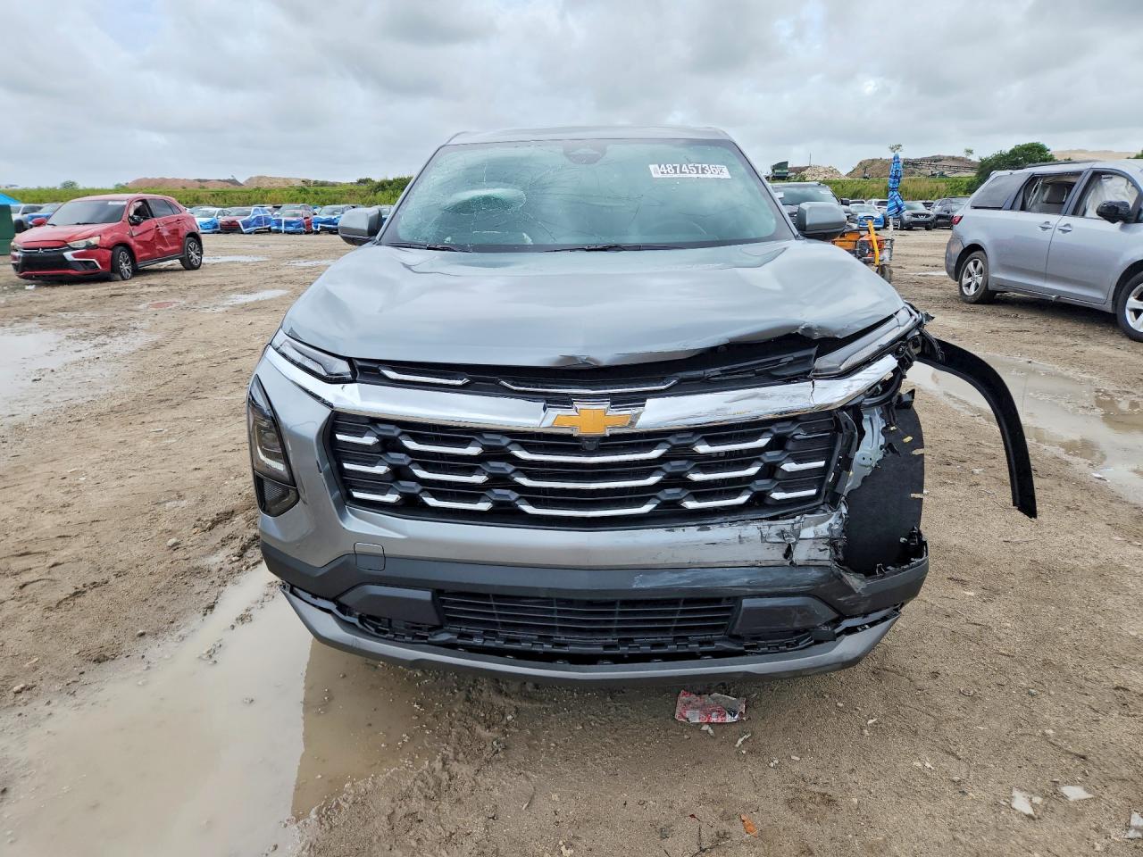 2026 Chevrolet Equinox Lt Серый vin: 3GNAXHEG1TL359926