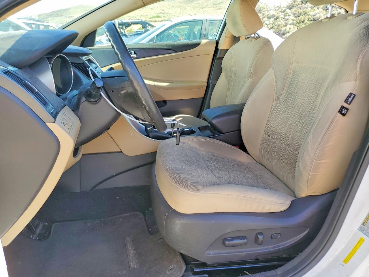 2014 Hyundai Sonata Gls White vin: 5NPEB4AC2EH914924