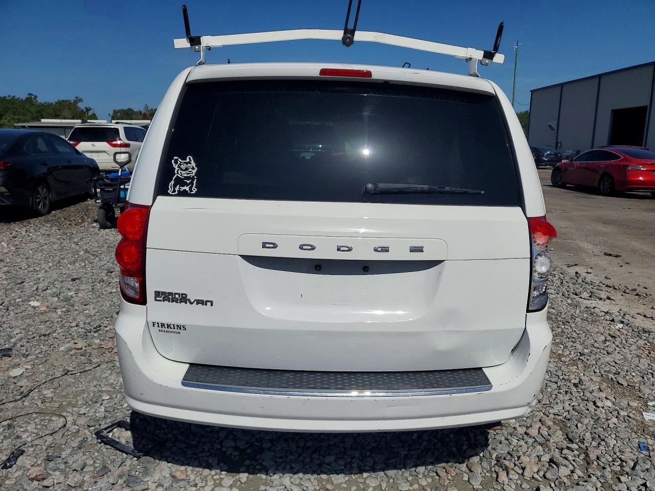2015 Dodge Grand Caravan Se White vin: 2C4RDGBG9FR615949