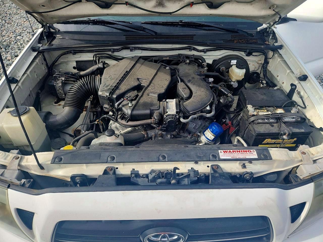 2009 Toyota Tacoma V6 White vin: 5TELU42N99Z599141