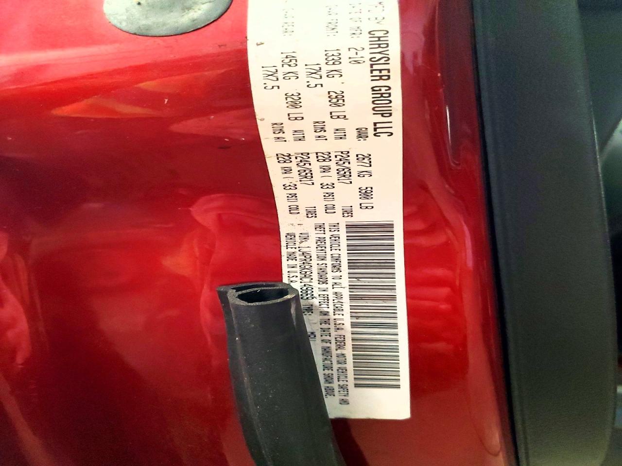 2010 Jeep Grand Cherokee Laredo Red vin: 1J4PR4GK6AC149669