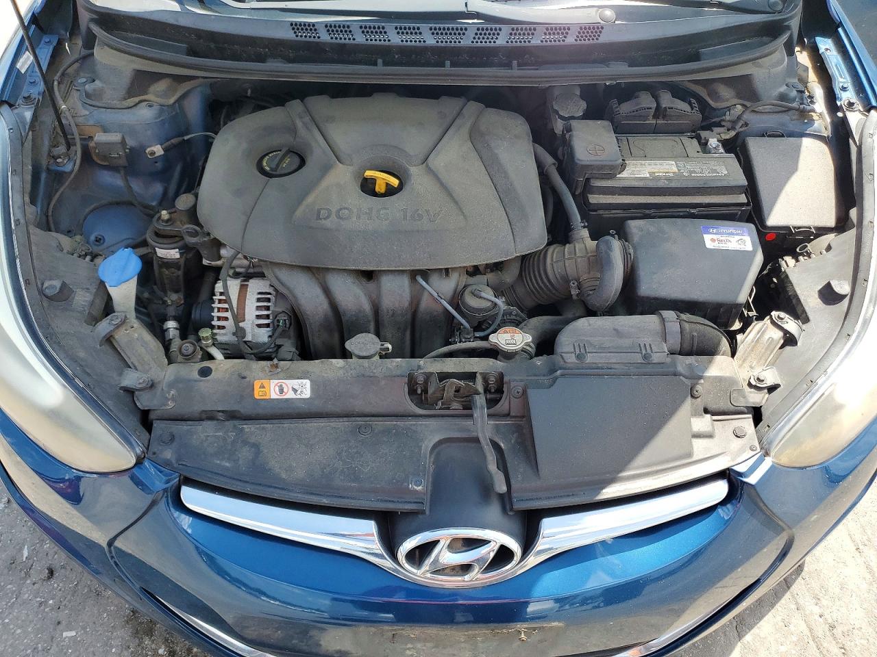 2015 Hyundai Elantra Se Синий vin: KMHDH4AEXFU353645