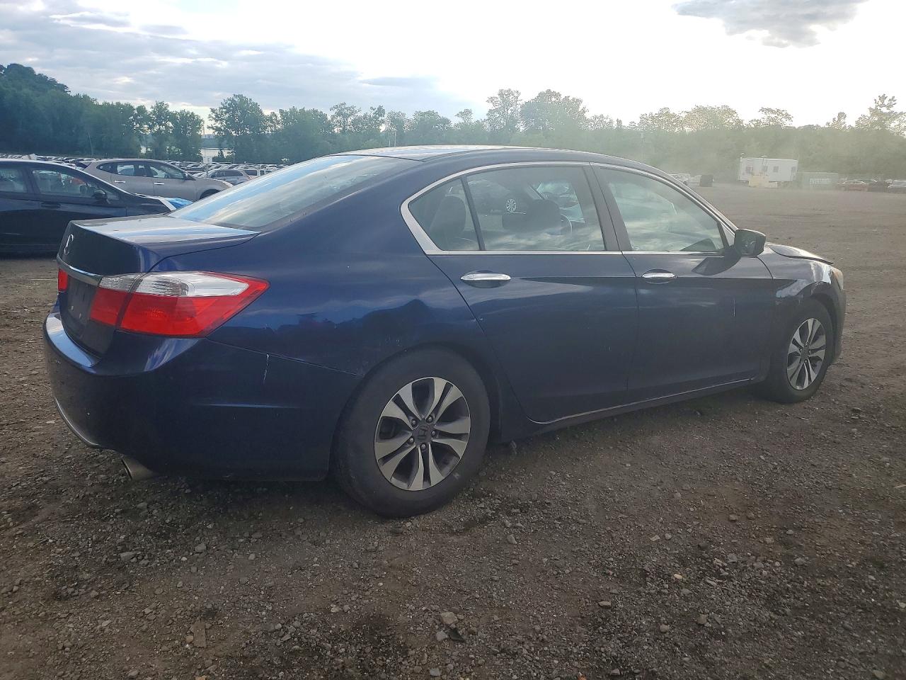 2013 Honda Accord Lx Blue vin: 1HGCR2F3XDA140770