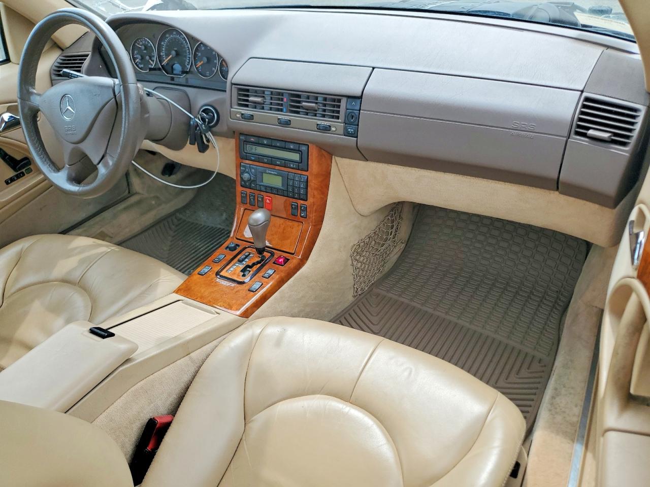 1999 Mercedes-benz Sl 500 Tan vin: WDBFA68F4XF183072