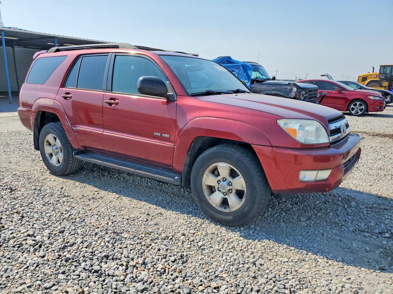 2005 Toyota 4runner Sr5 Red vin: JTEBU14R858041394