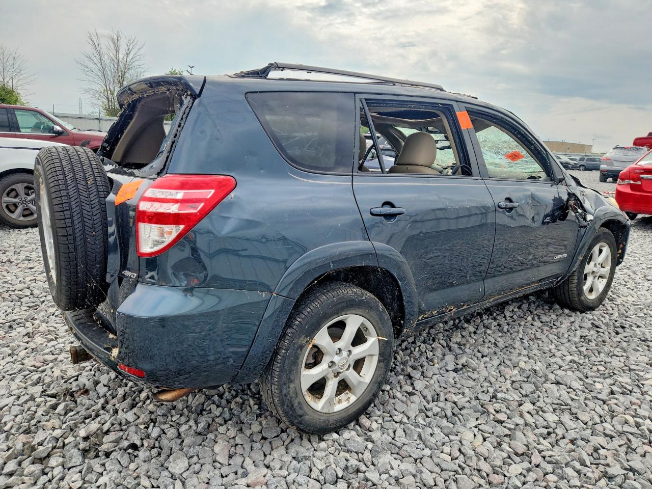2010 Toyota Rav4 Limited Blue vin: JTMDK4DV7A5096478