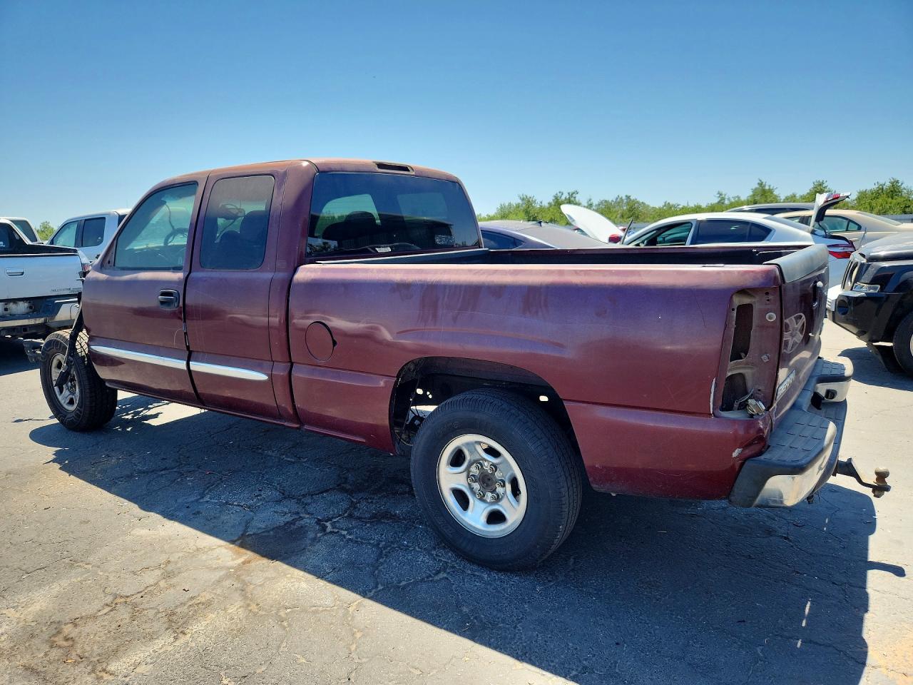 2004 Gmc New Sierra C1500 Burgundy vin: 1GTEC19V04Z180955
