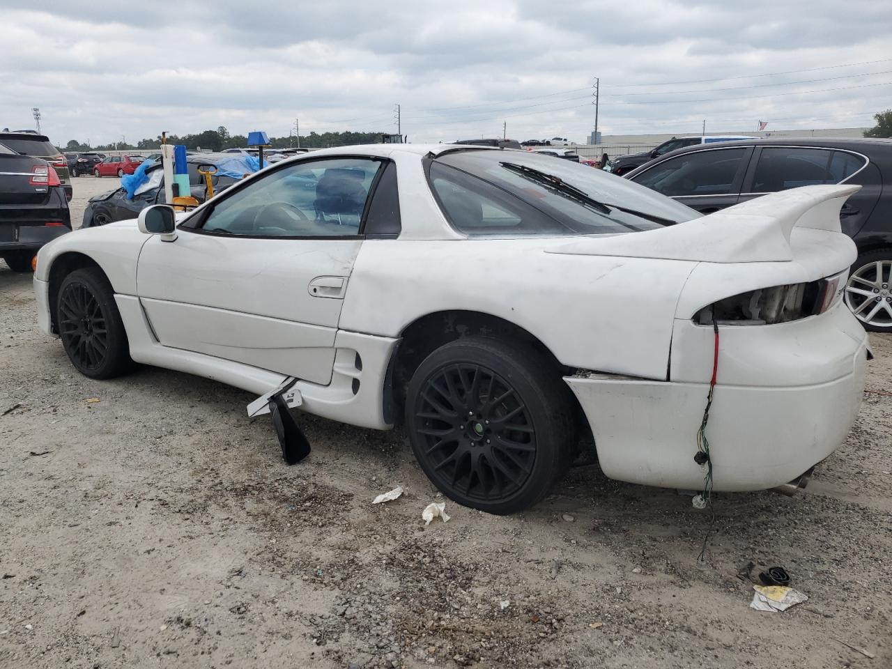 1998 Mitsubishi 3000 Gt White vin: JA3AM44H0WY003375