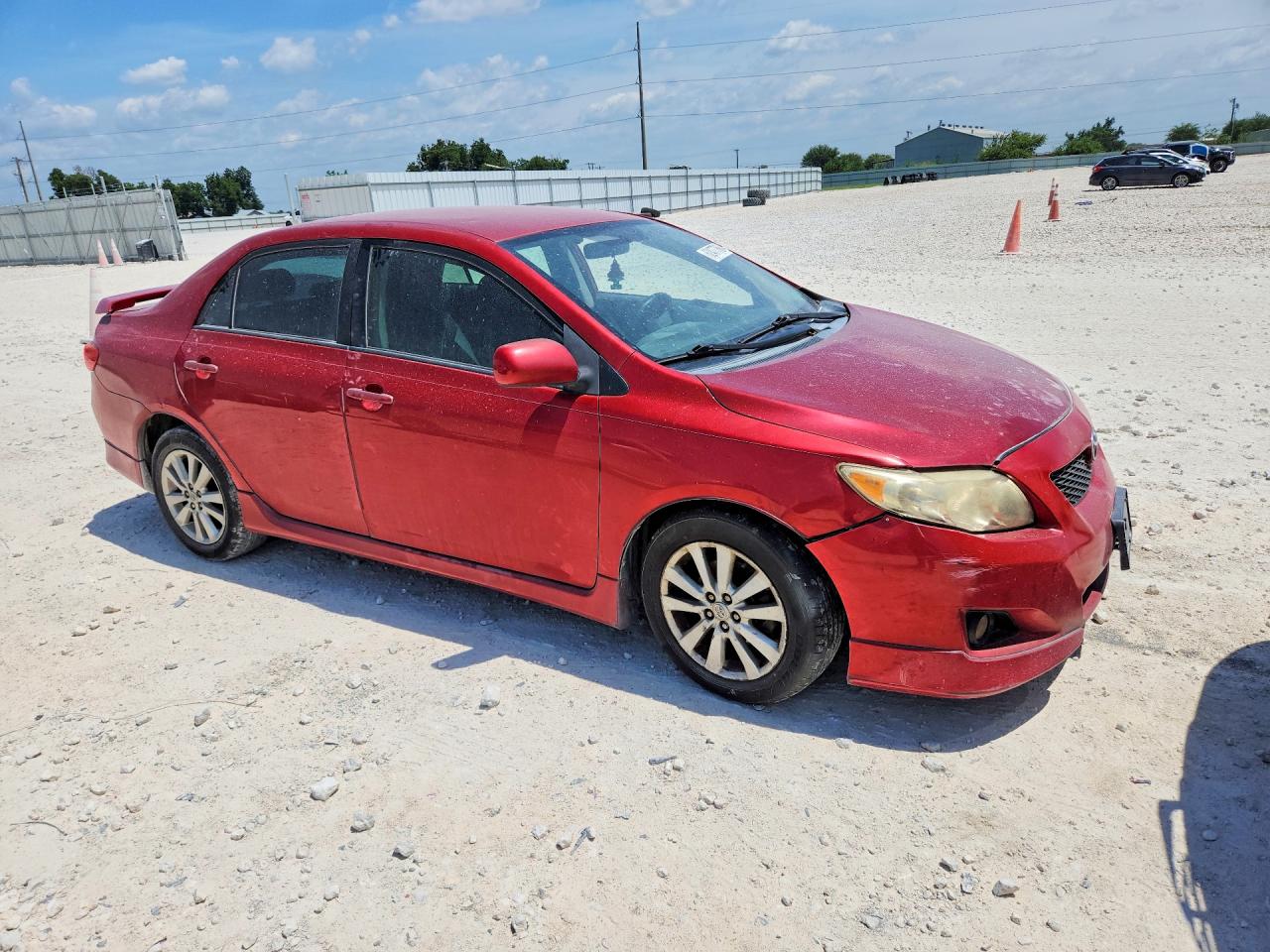 2010 Toyota Corolla S Red vin: 2T1BU4EE2AC462950