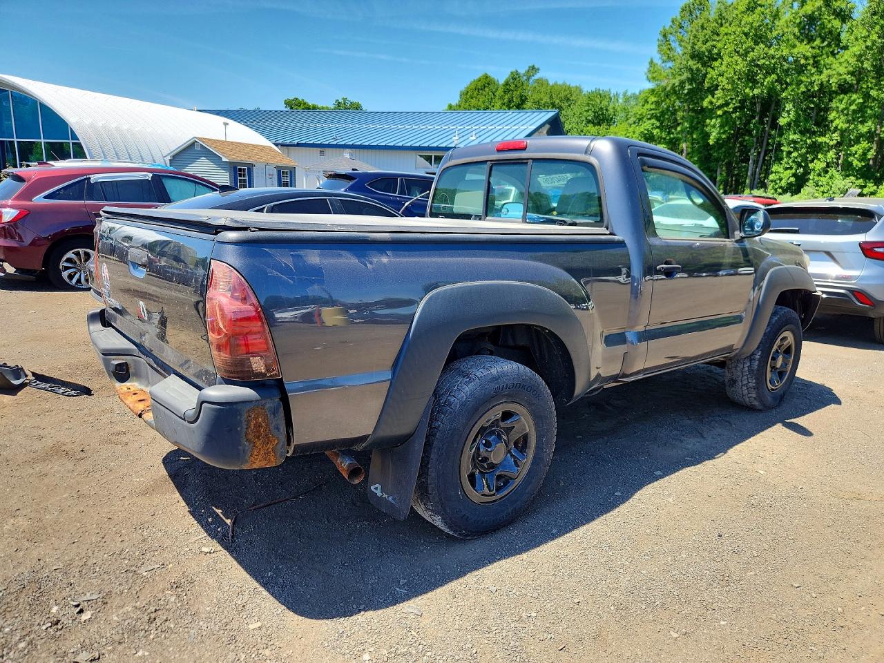 2012 Toyota Tacoma Base Gray vin: 5TFPX4EN9CX008325