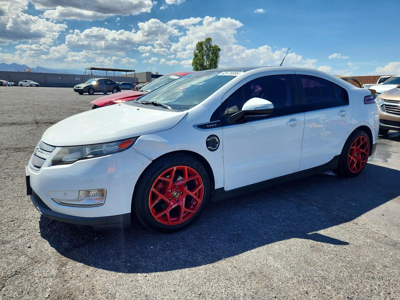 2012 Chevrolet Volt White vin: 1G1RD6E43CU105664