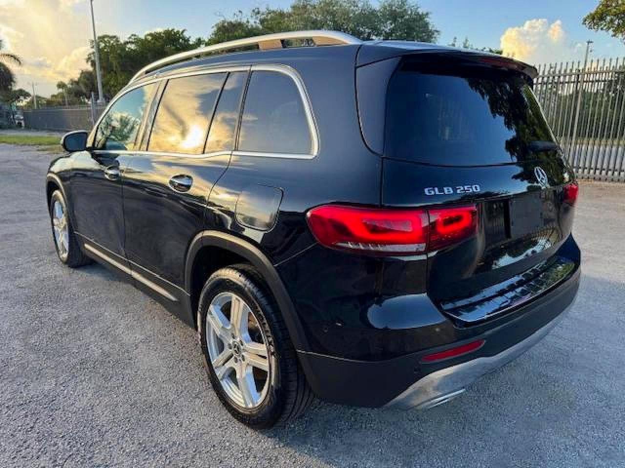 2020 Mercedes-benz Glb 250 Черный vin: W1N4M4GB2LW019423