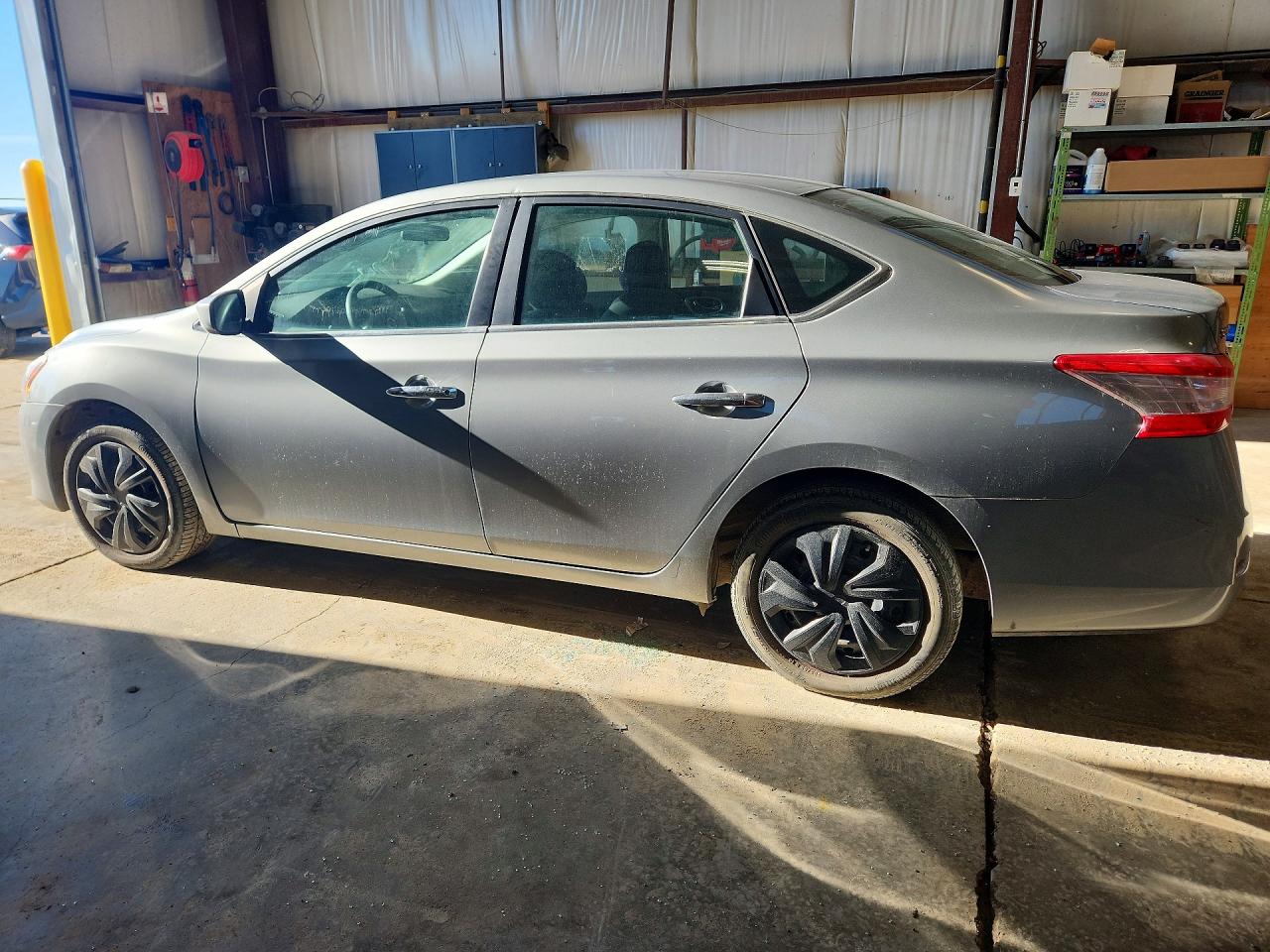 2013 Nissan Sentra S Gray vin: 3N1AB7AP7DL715632