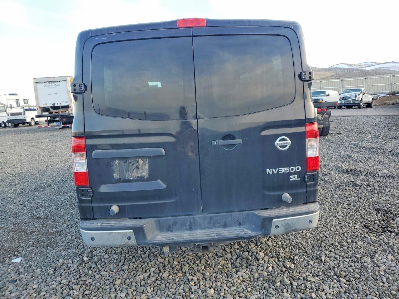 2020 Nissan Nv 3500 Hd Sl Black vin: 5BZAF0AA0LN851619
