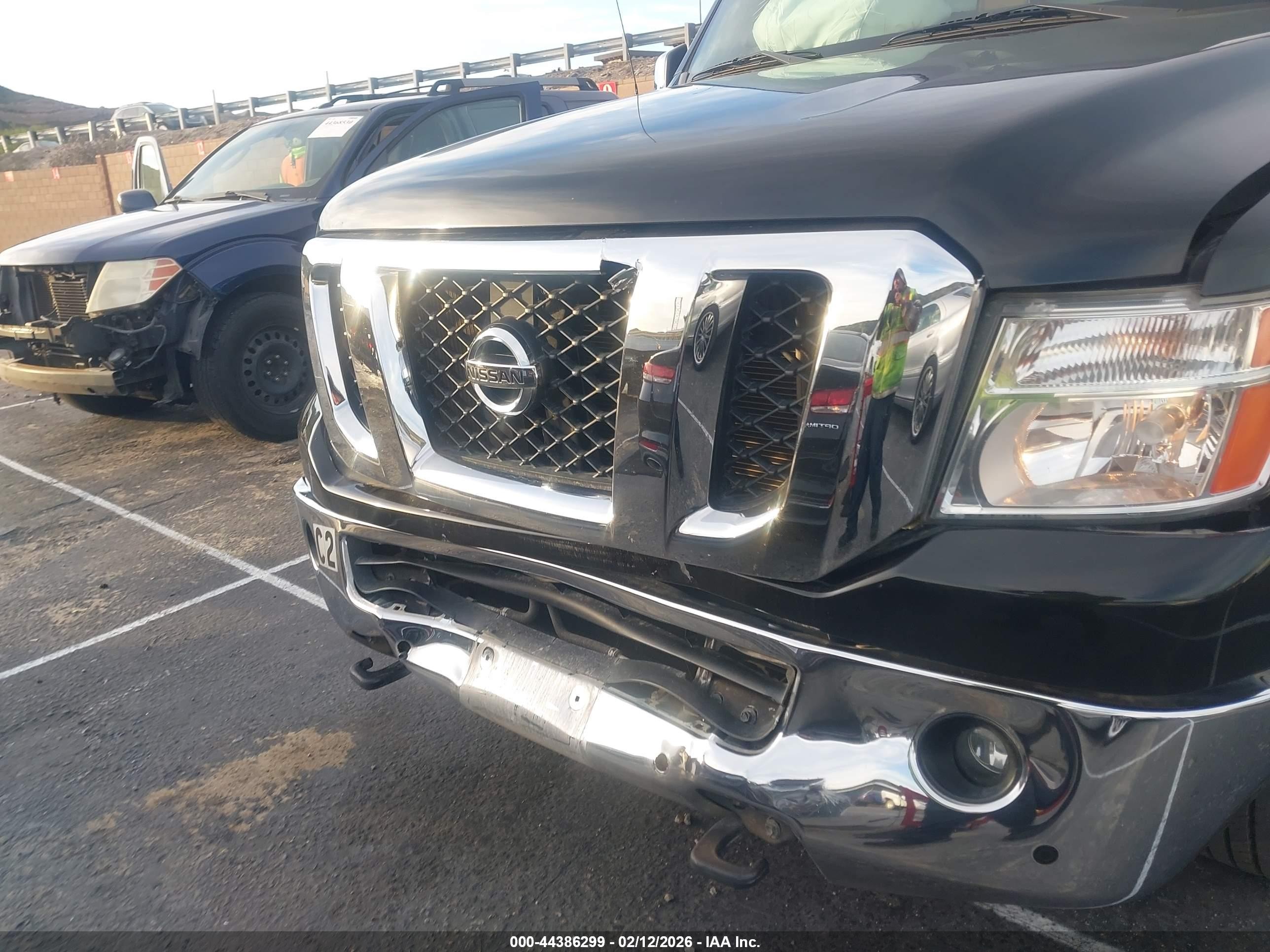 2015 Nissan Nv Passenger Nv3500 Hd Sl V8 Black vin: 5BZAF0AA1FN850600