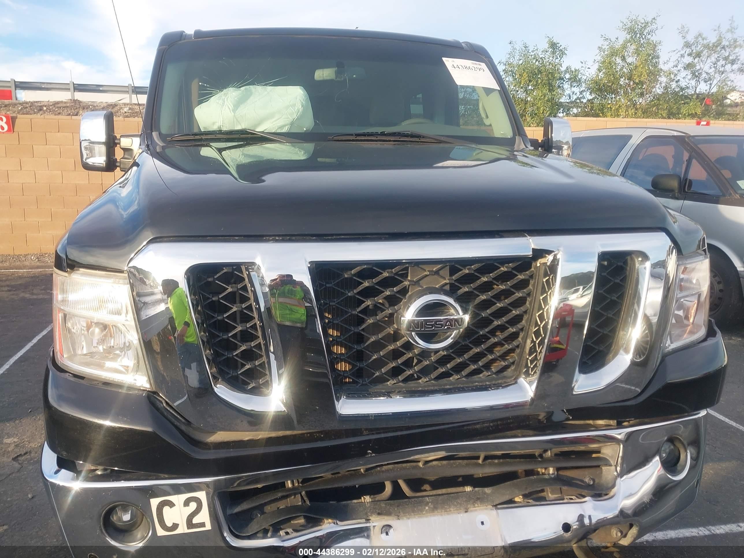 2015 Nissan Nv Passenger Nv3500 Hd Sl V8 Black vin: 5BZAF0AA1FN850600