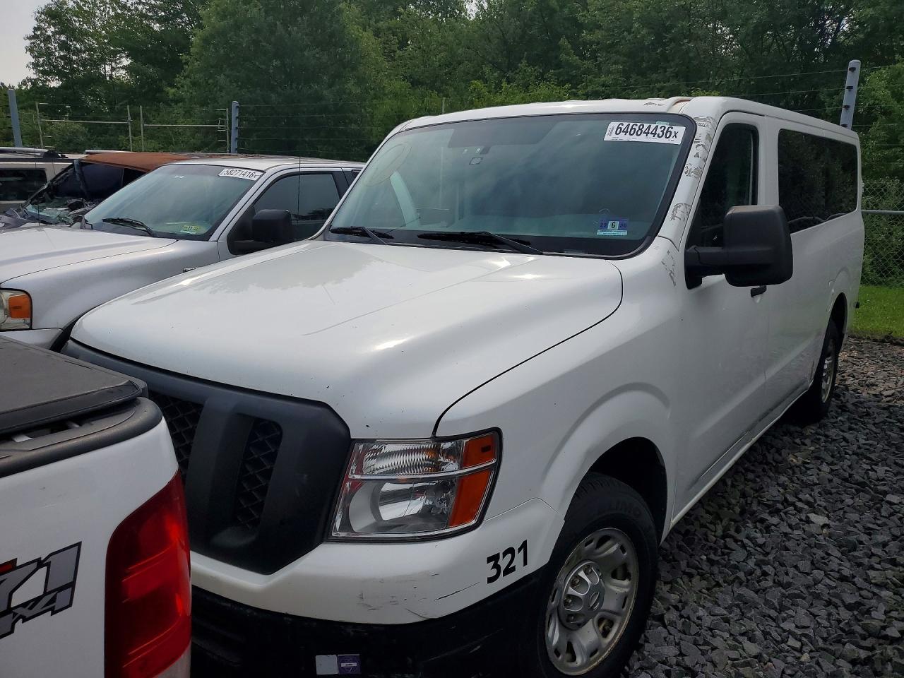 2012 Nissan Nv 3500 Hd S White vin: 5BZAF0AA2CN200699