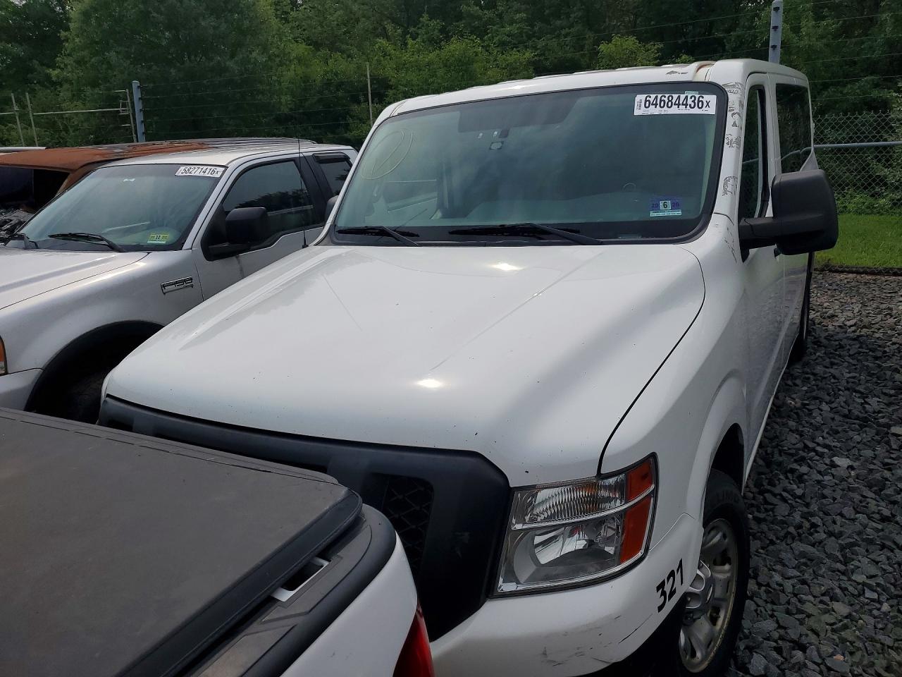 2012 Nissan Nv 3500 Hd S White vin: 5BZAF0AA2CN200699