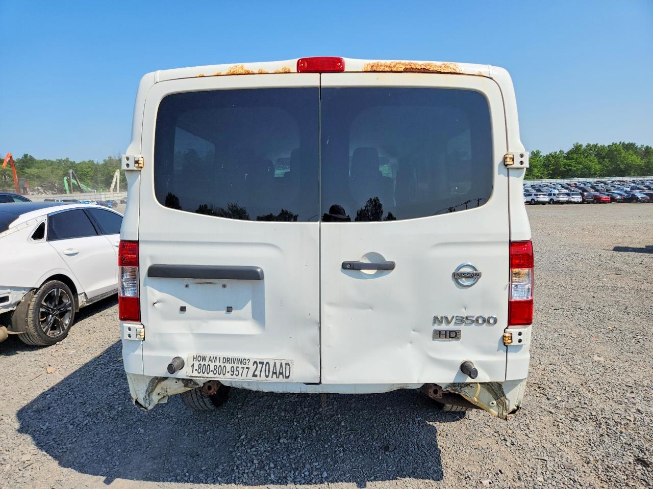 2012 Nissan Nv 3500 Hd S White vin: 5BZAF0AA2CN200699