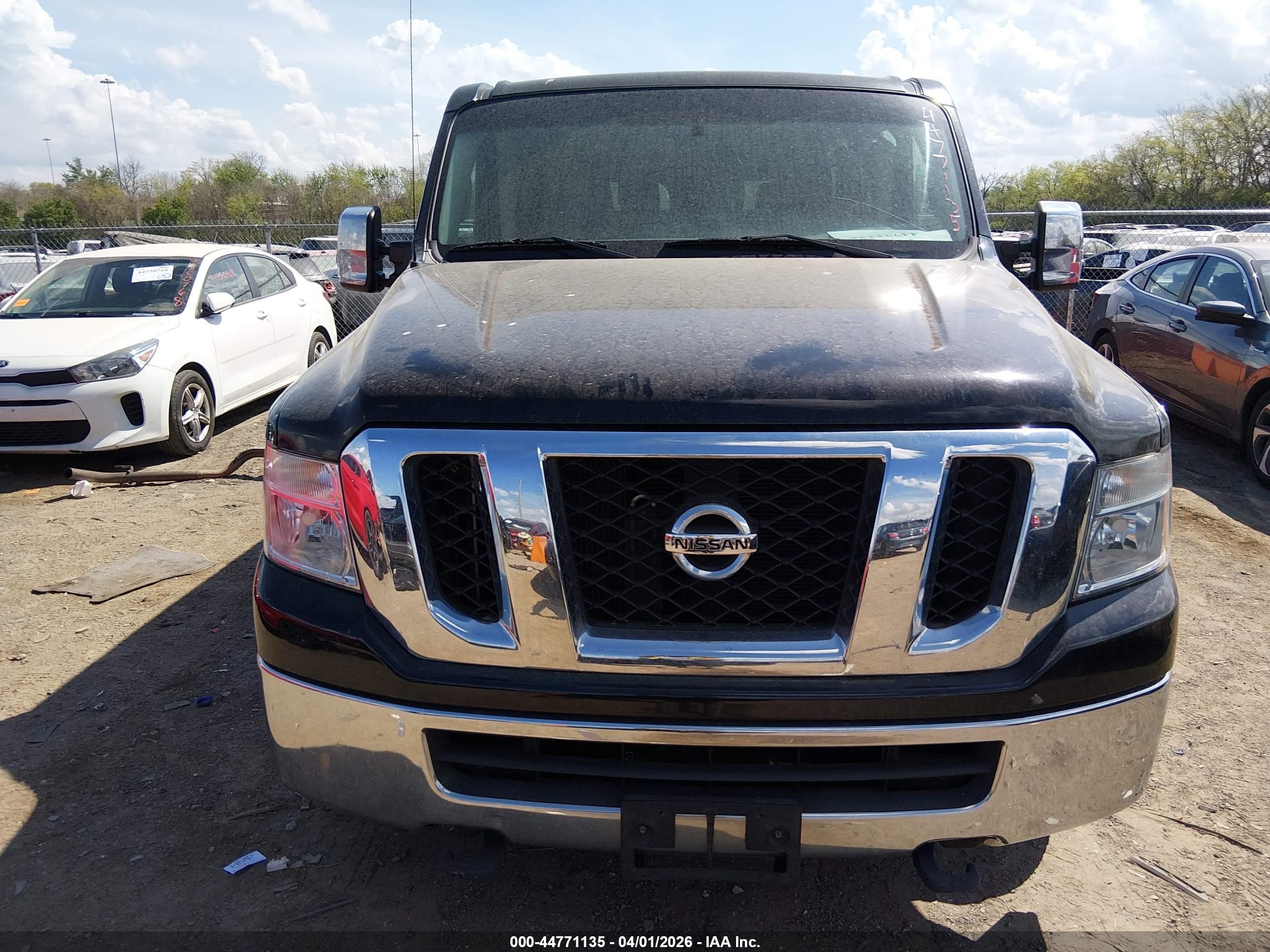 2015 Nissan Nv Passenger Nv3500 Hd Sv V8 Black vin: 5BZAF0AA3FN852865