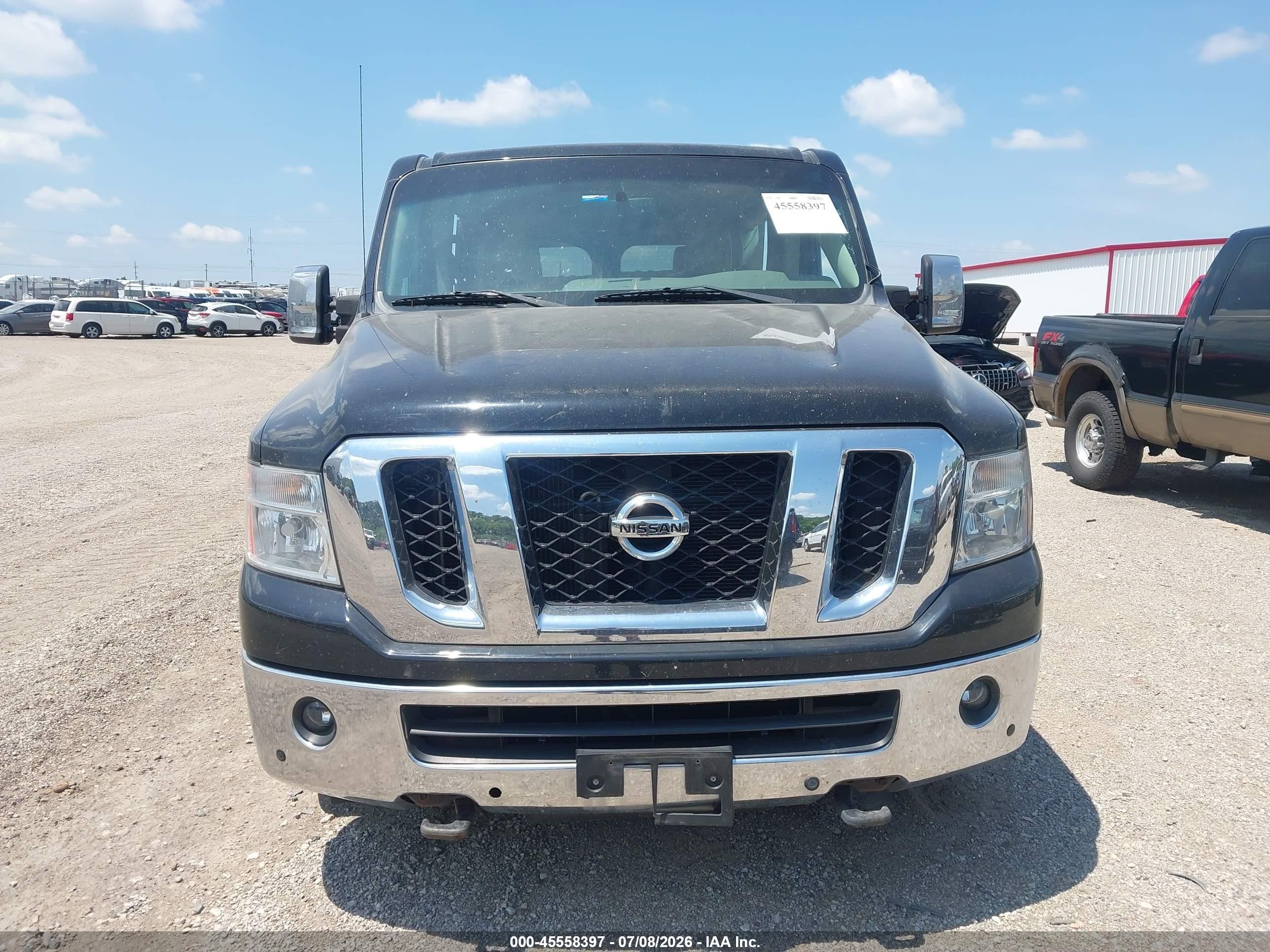 2015 Nissan Nv Passenger Nv3500 Hd Sl V8 Black vin: 5BZAF0AA4FN850655