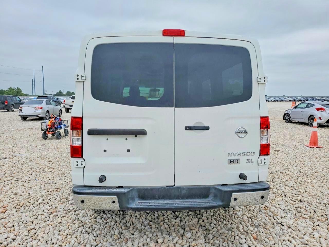 2013 Nissan Nv 3500 Hd S White vin: 5BZAF0AA6DN200397