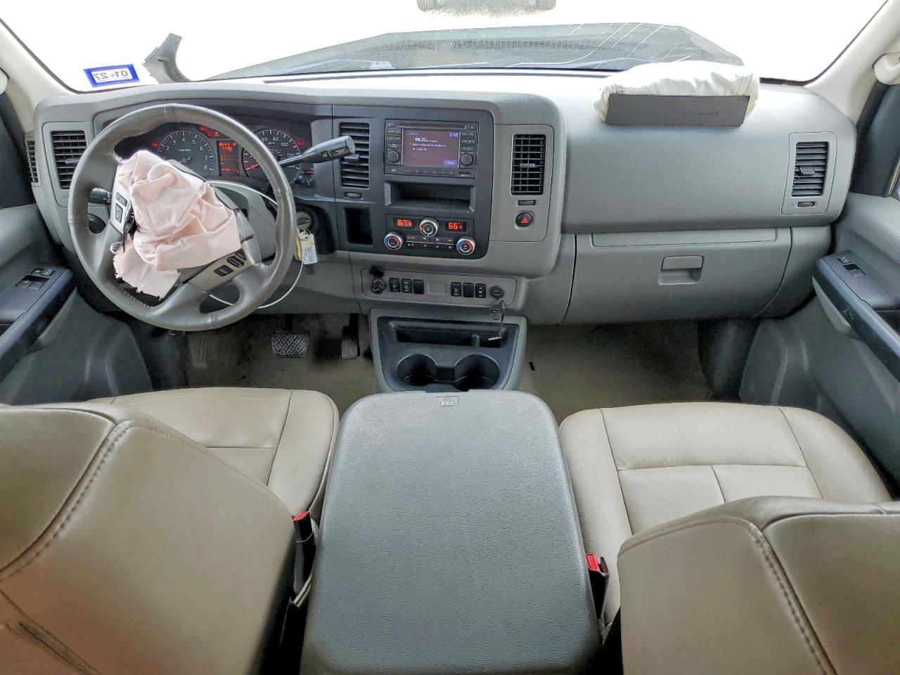 2013 Nissan Nv 3500 Hd S White vin: 5BZAF0AA6DN200397