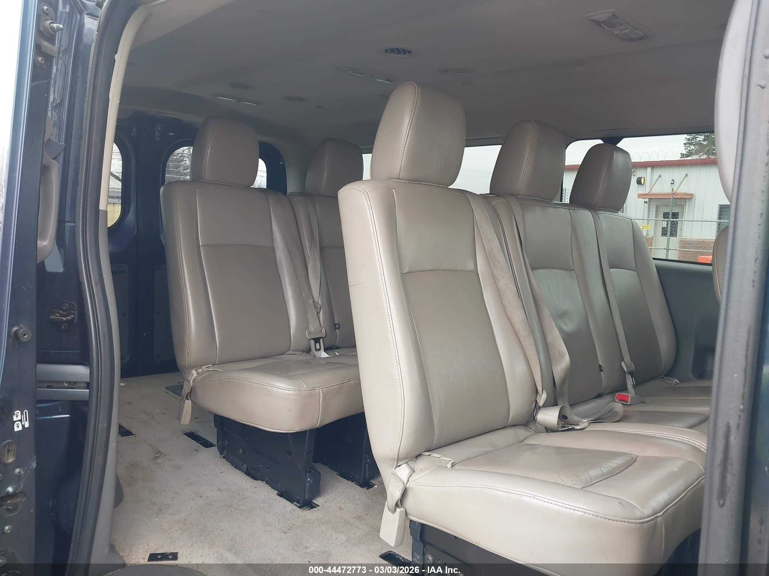 2015 Nissan Nv Passenger Nv3500 Hd Sl V8 Blue vin: 5BZAF0AA6FN850463