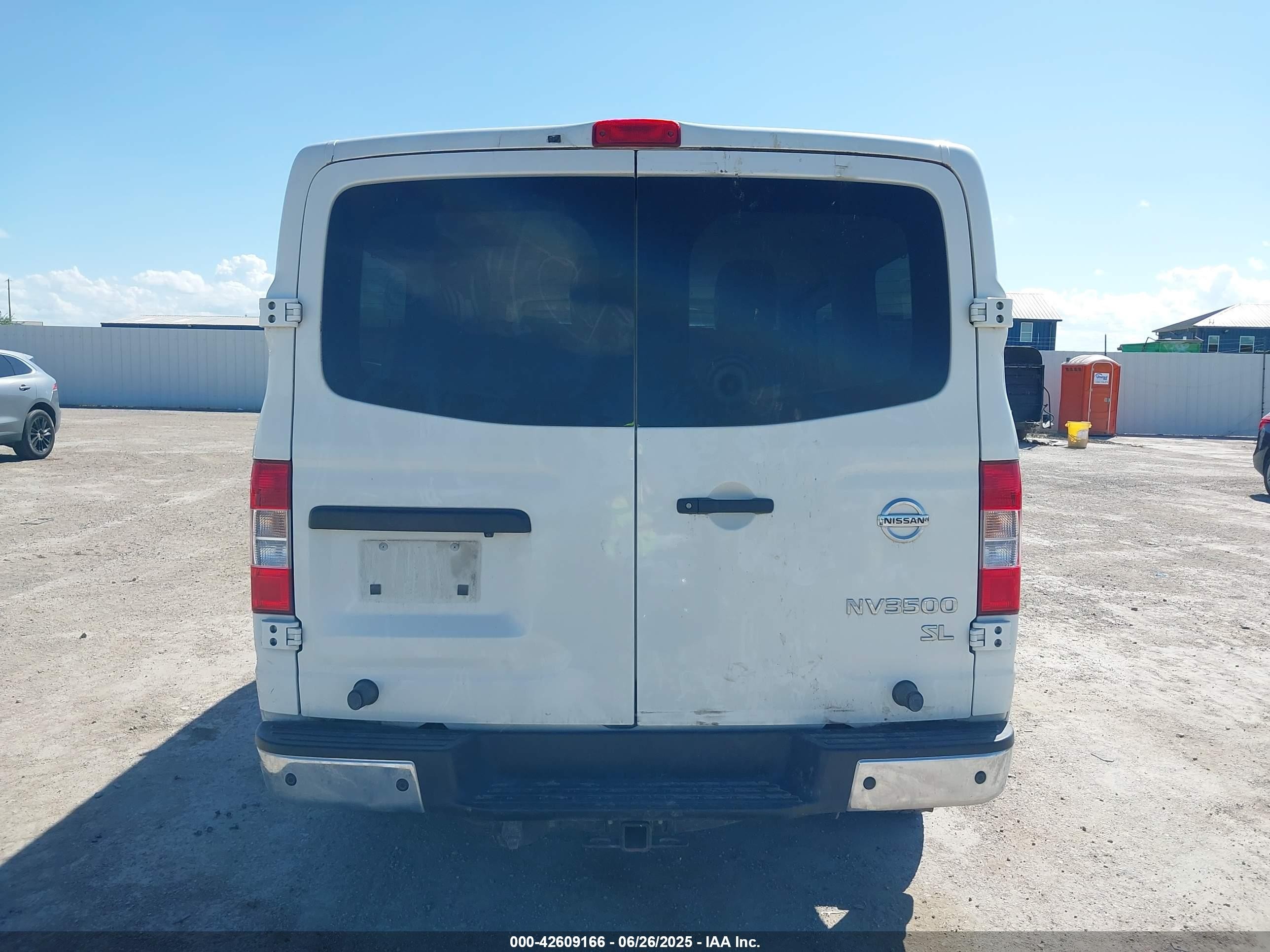 2021 Nissan Nv Passenger Nv3500 Hd Sl White vin: 5BZAF0AA6MN850833
