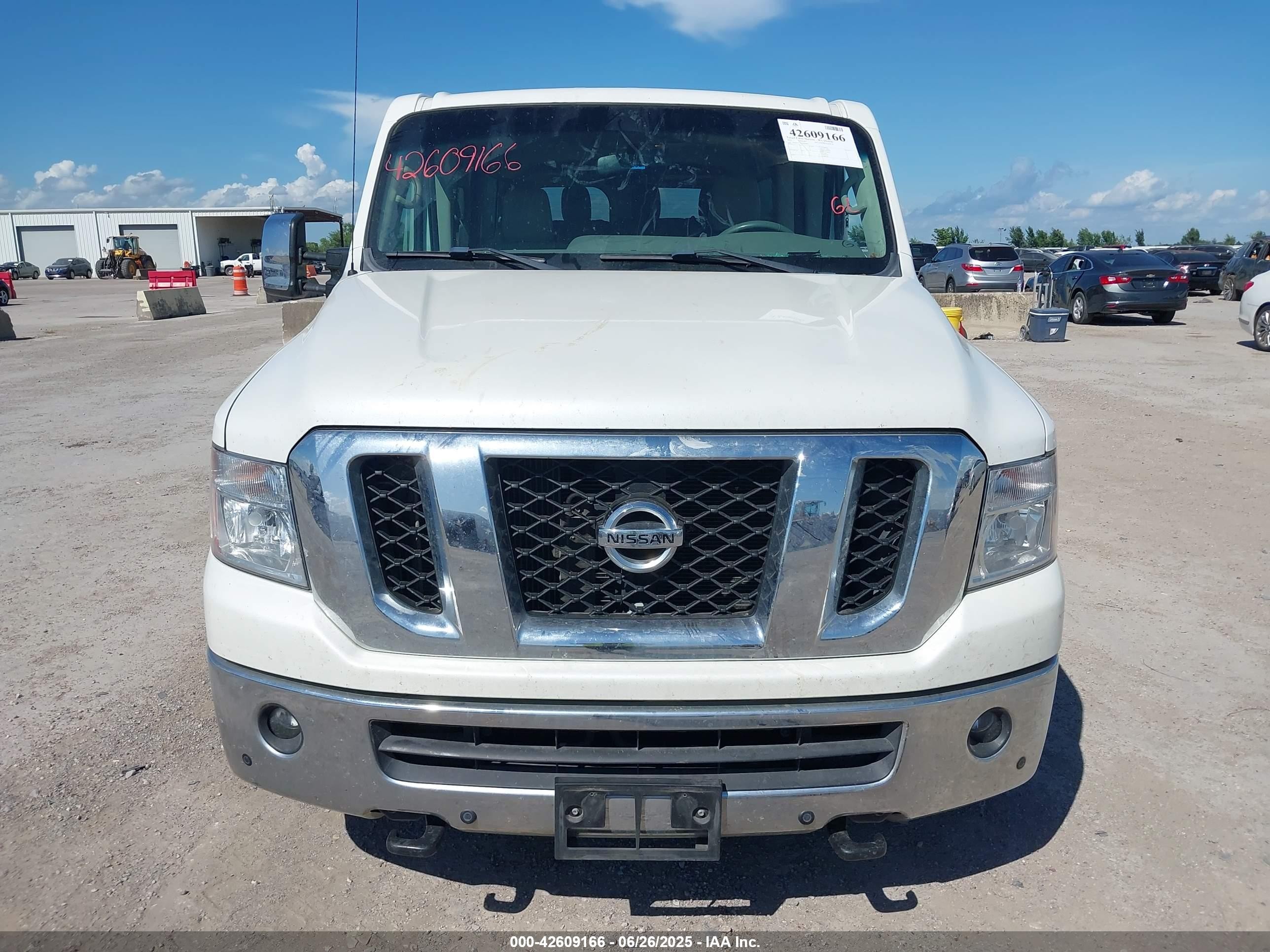2021 Nissan Nv Passenger Nv3500 Hd Sl White vin: 5BZAF0AA6MN850833