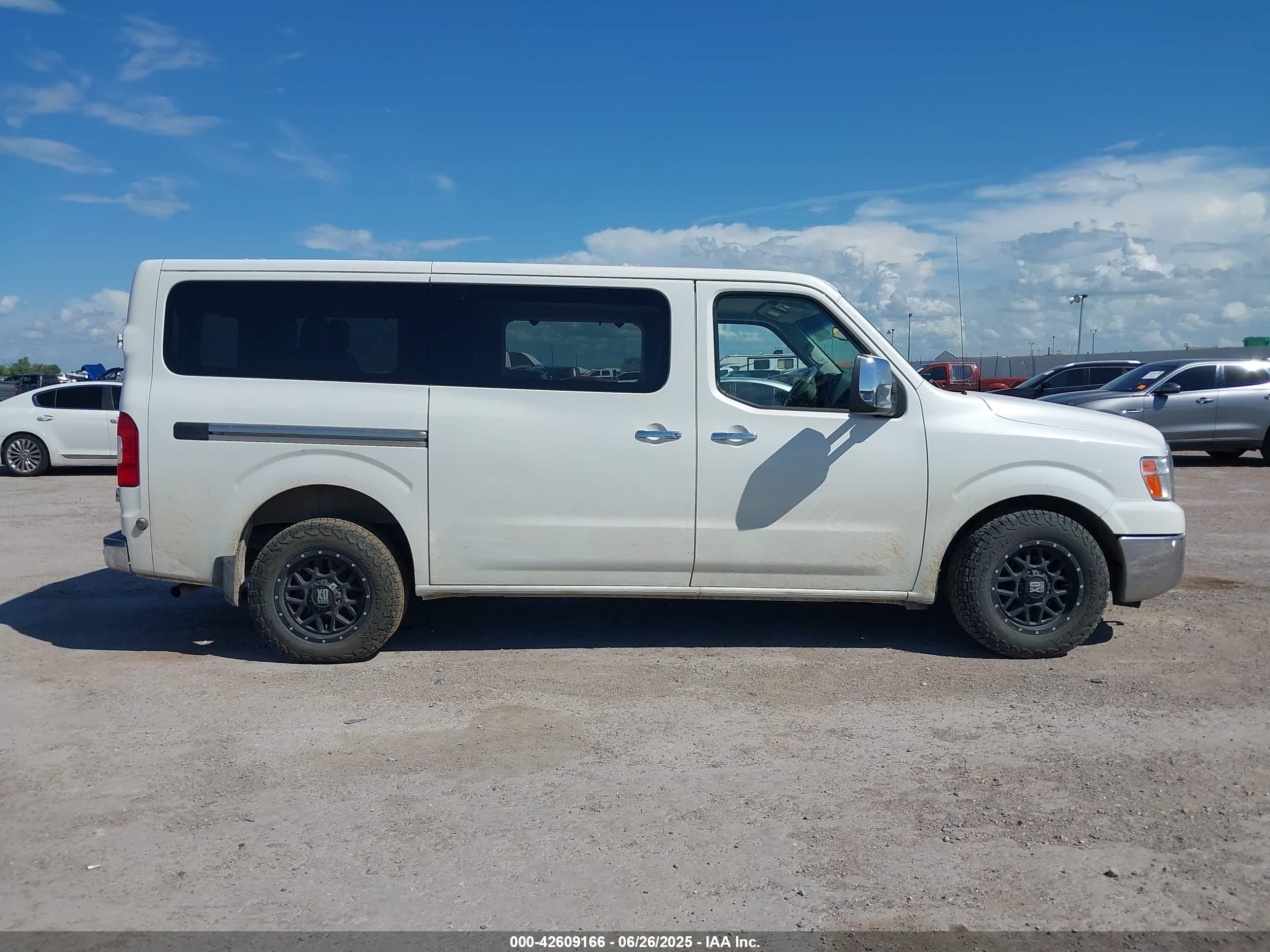 2021 Nissan Nv Passenger Nv3500 Hd Sl White vin: 5BZAF0AA6MN850833