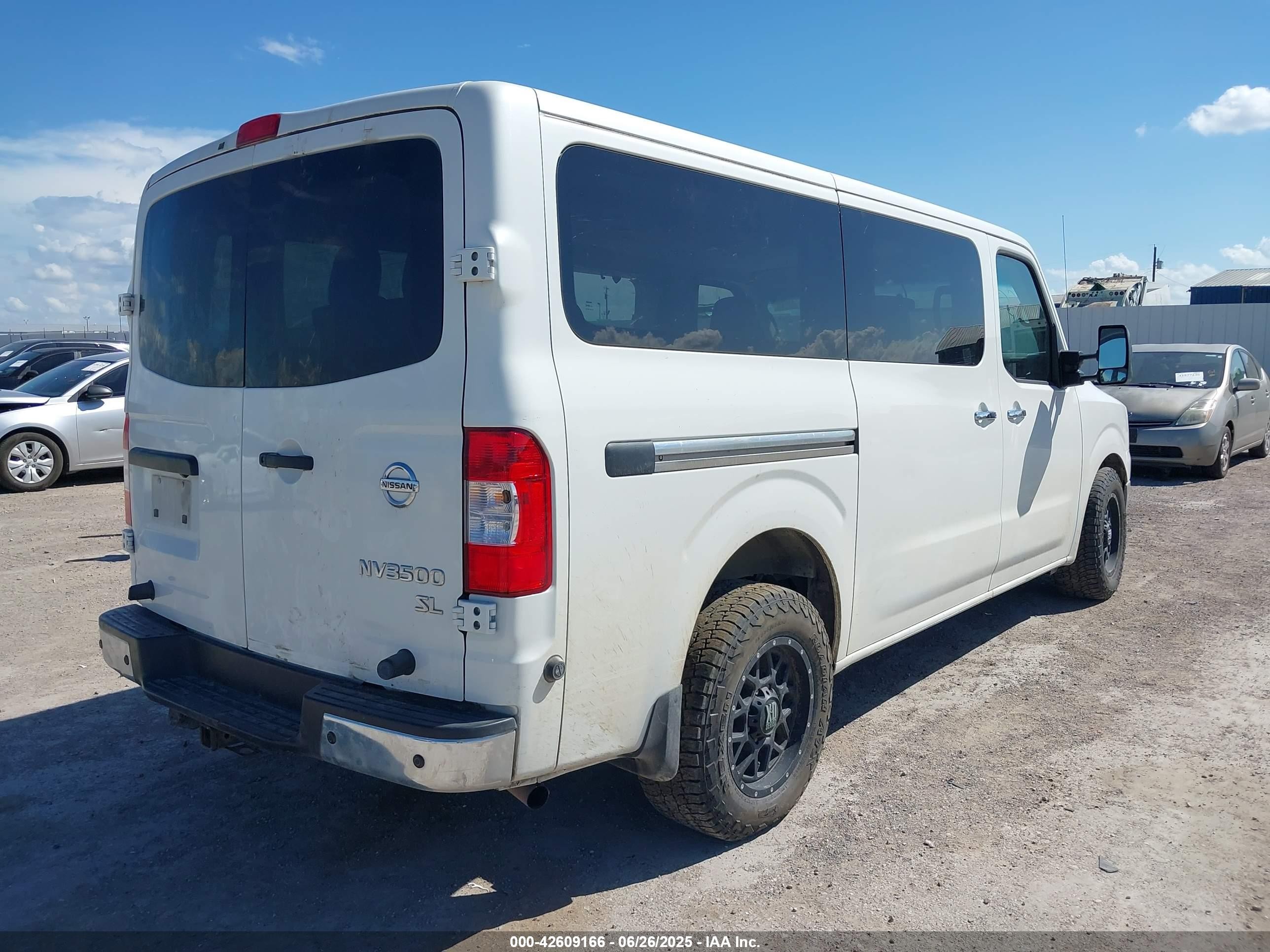 2021 Nissan Nv Passenger Nv3500 Hd Sl White vin: 5BZAF0AA6MN850833